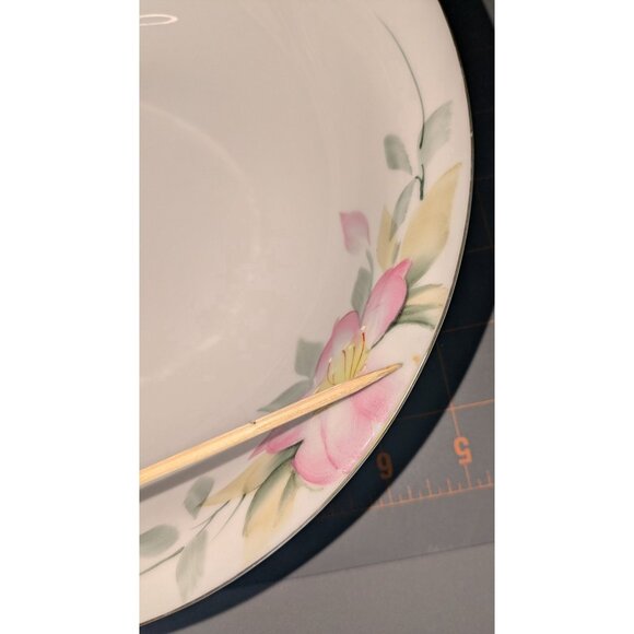 Noritake Azalea Porcelain 2 Bowls open Handles green M mark - Picture 15 of 16